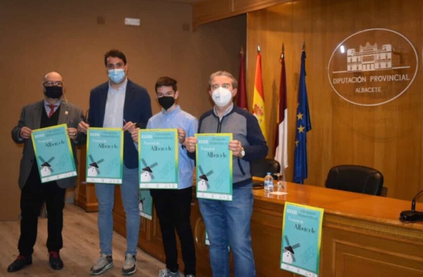 XXXIII Olimpiada Matemática de Albacete en el mes de junio y con el apoyo de la Diputación de Albacete