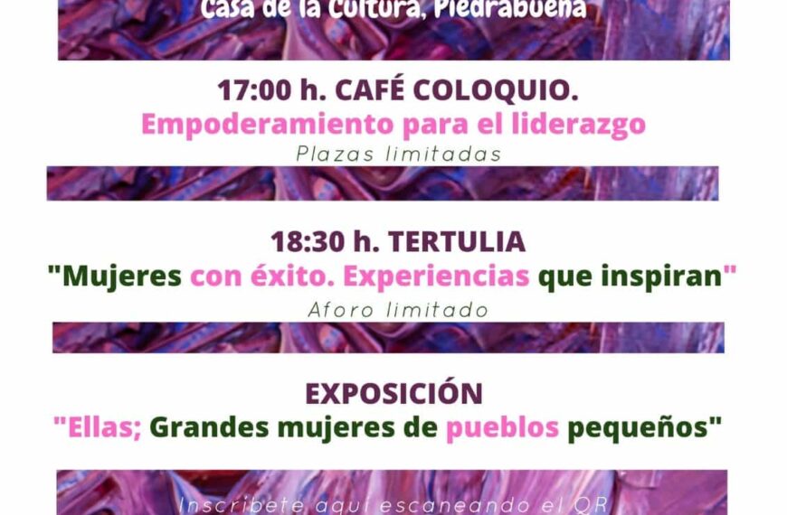 Entreparques organiza el 30 de marzo en Piedrabuena una jornada de empoderamiento y liderazgo femenino