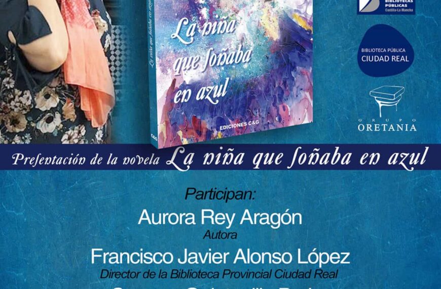 Aurora Rey tendrá un encuentro con sus lectores en la Biblioteca Pública de Ciudad Real y en Almodóvar del Campo será nombrada Banco Literario 2022
