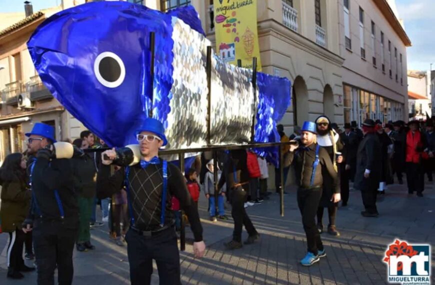 El “Entierro de la Sardina” tendrá lugar en Miguelturra el 2 de marzo a partir de las 17:30 horas