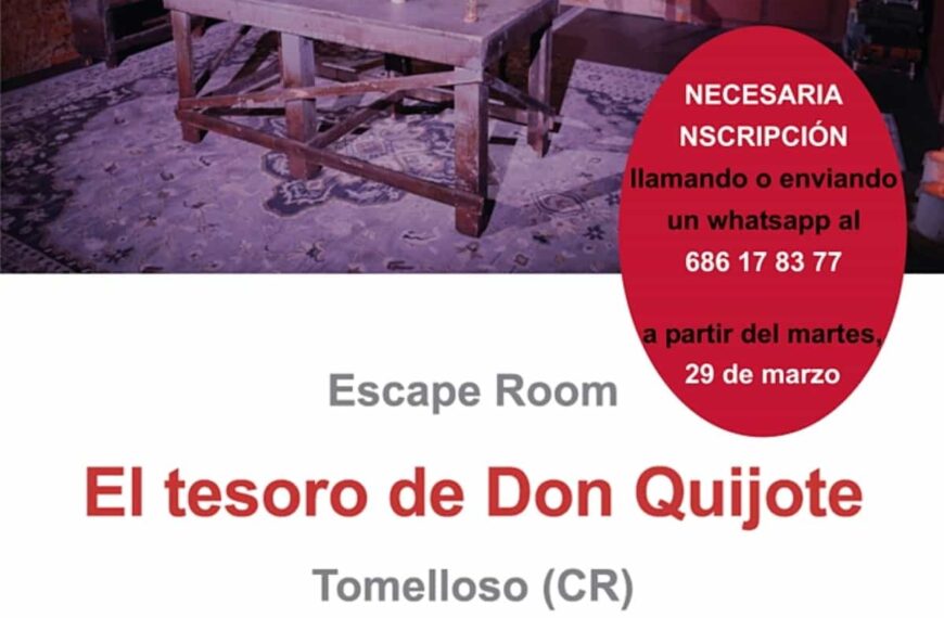 El escape room “El Tesoro del Quijote” llega a Tomelloso este fin de semana