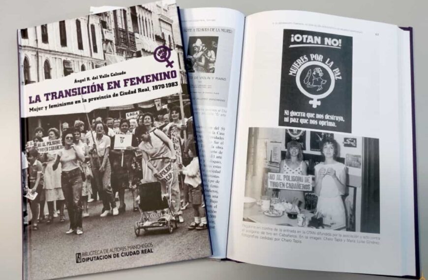 El libro «La Transición en femenino», editado por la Biblioteca de Autores Manchegos presentarán mañana en Ciudad Real