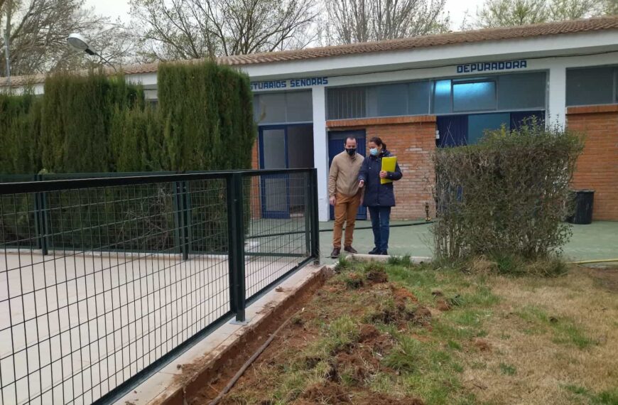 La segunda fase de las obras en la Piscina Municipal de Herencia en marcha