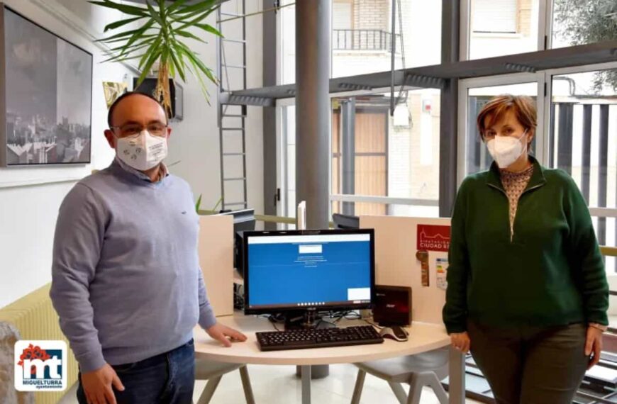 9 Puntos de Inclusión Digital en funcionamiento en diferentes dependencias municipales de Miguelturra