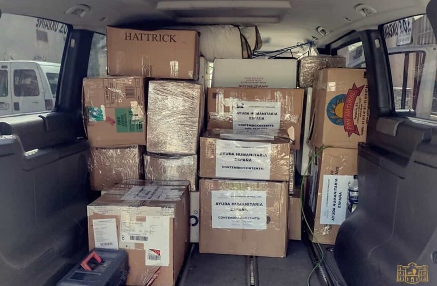 Un primer envío de ayuda a Ucrania ha realizado el ayuntamiento tomellosero