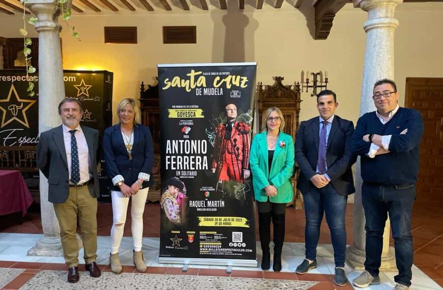 Santa Cruz de Mudela ofrecerá una corrida goyesca con Antonio Ferrera el 30 de julio