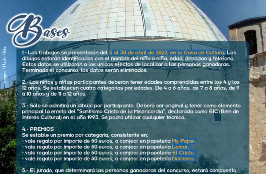 Concurso infantil de pintura, Fiestas del Santísimo Cristo de la Misericordia, ¡Viva la Torre Gorda! 2022