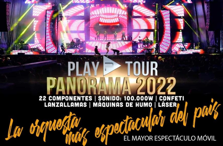 La orquesta “Panorama” se presentará el 3 de mayo en la zona de aparcamientos del Recinto Ferial de Puertollano
