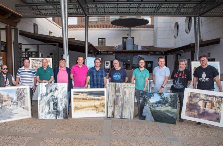 Miguel Carlos Montesinos gana el VIII Concurso de Pintura Rápida “El lugar de La Mancha” de Argamasilla de Alba