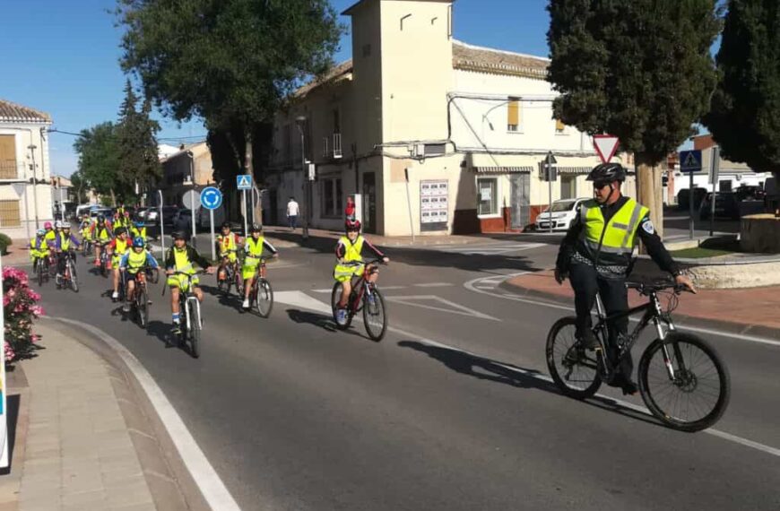 Con las prácticas de circulación en el PIT finalizan las XIII Jornadas de Educación Vial Escolar en Argamasilla de Alba