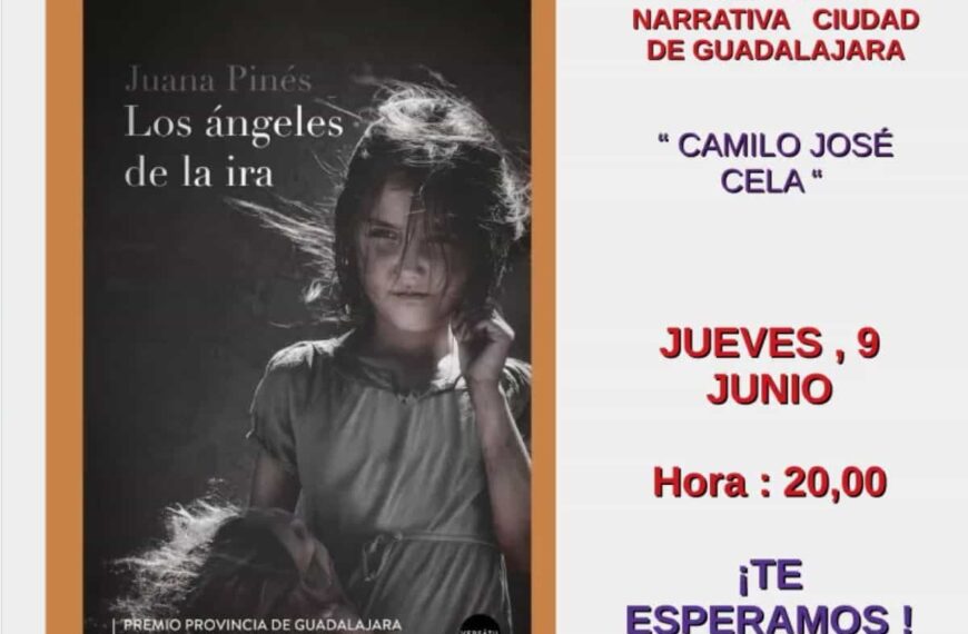 Presentarán el libro “Los ángeles de la ira” de Juana Pinés el 9 de junio en la Biblioteca Municipal de Miguelturra