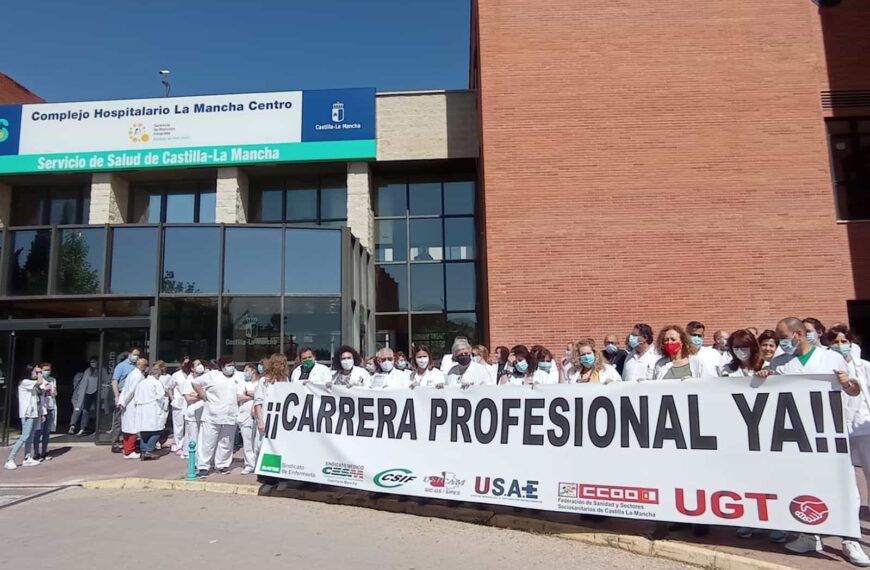 Movilizaciones en los Hospitales de Castilla la Mancha para lograr la reanudación del sistema de Carrera Profesional en el SESCAM