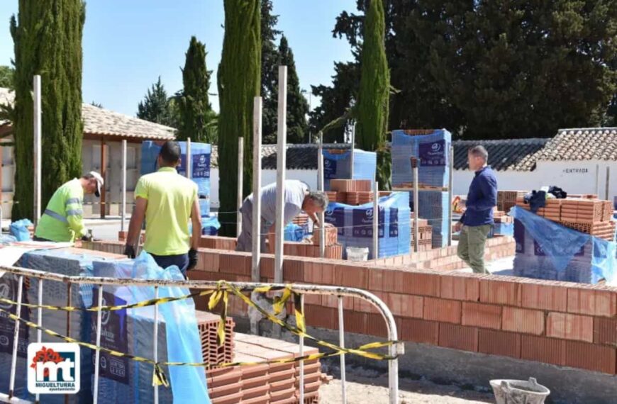 Obras se llevan a cabo en el Cementerio Municipal de Miguelturra con una inversión de 82.200,20 euros