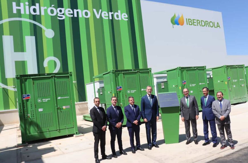 Puertollano cuenta con la mayor planta de hidrógeno verde de Europa