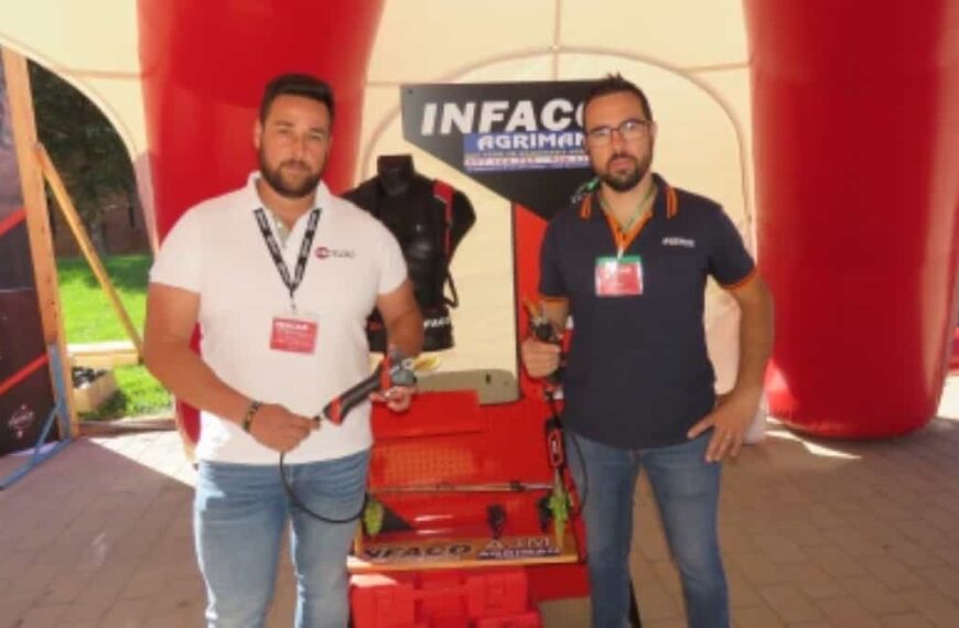 La podadora Electrocoup F3020 de Infaco presentada por Agriman gana el  Premio a la Innovación Tecnológica de Fercam
