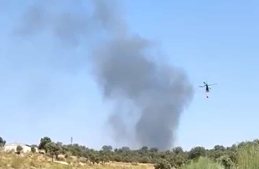 Extinguidos los incendios declarado en el barrio de Azucaica de Toledo y en Montiel (Ciudad Real)
