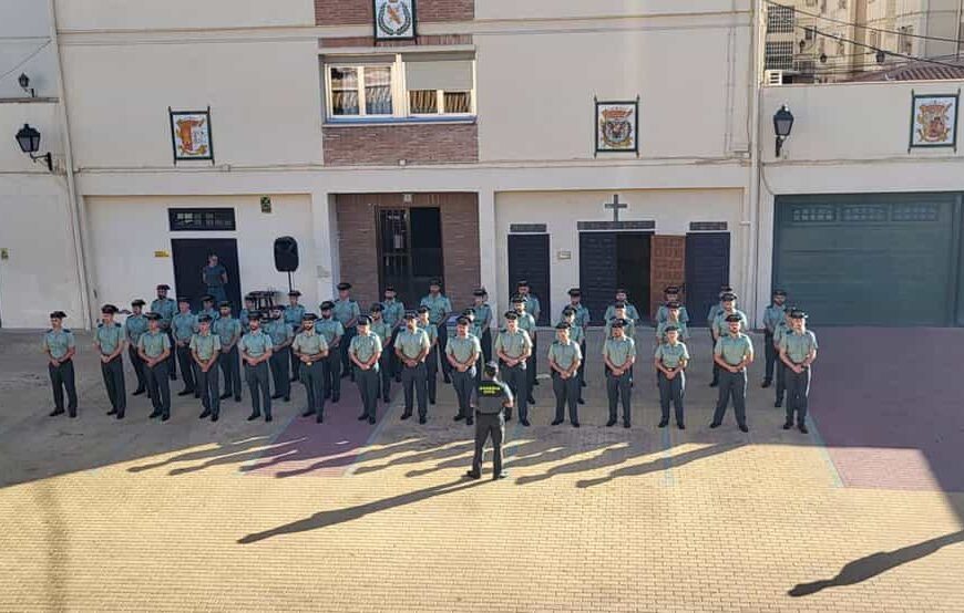 Un total de 162 guardias civiles en prácticas se incorporan a las comandancias de C-LM