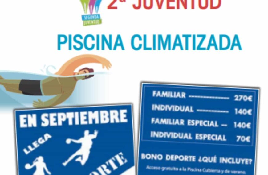 El bono del deporte del área de Deportes del ayuntamiento de Manzanares llega en septiembre