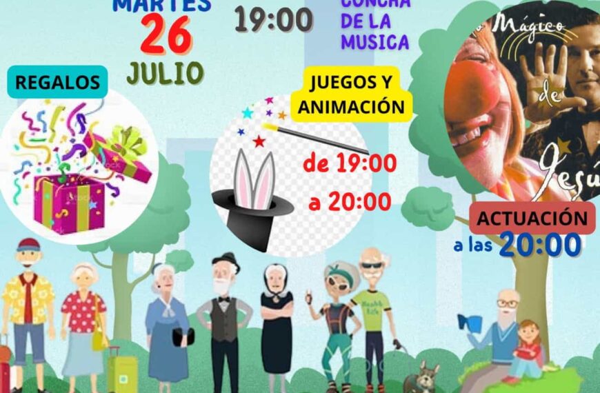 El Día Internacional de los Abuelos y las Abuelas celebrarán los Centros de Mayores Puertollano I y Margaritas Salas el 26 de julio