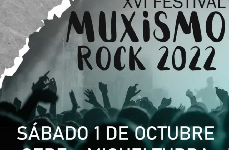 XVI Muxismo Rock 2022 el sábado 1 de octubre en el CERE de  Miguelturra
