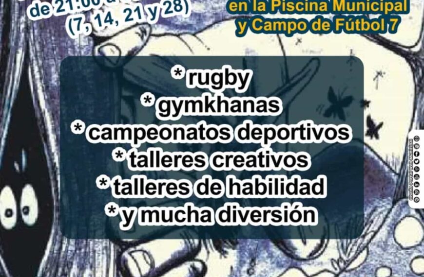 «Noches encantadas… de conocerte” un programa de ocio alternativo las noches de los jueves 7, 14, 21 y 28 de julio en Miguelturra