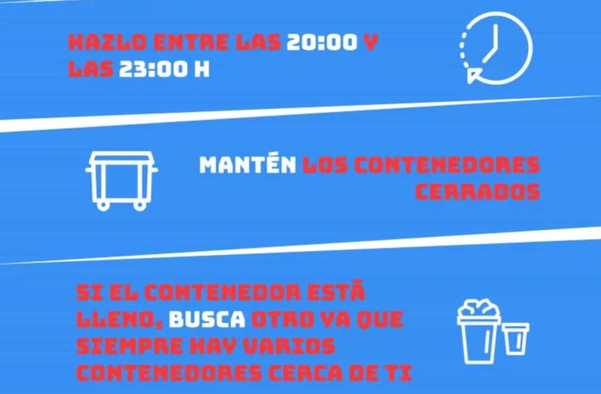 Se realizará la recogida de basuras en festivos durante el período entre el 1 de julio y el 30 de septiembre en Miguelturra