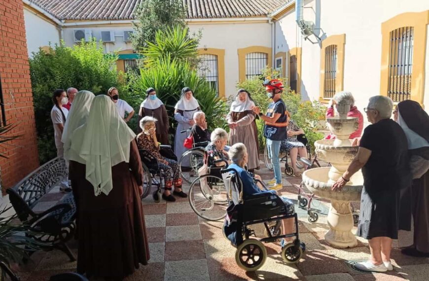 Realizado un simulacro de evacuación en la residencia de mujeres gestionada por las  Hermanas de la Cruz de Puertollano
