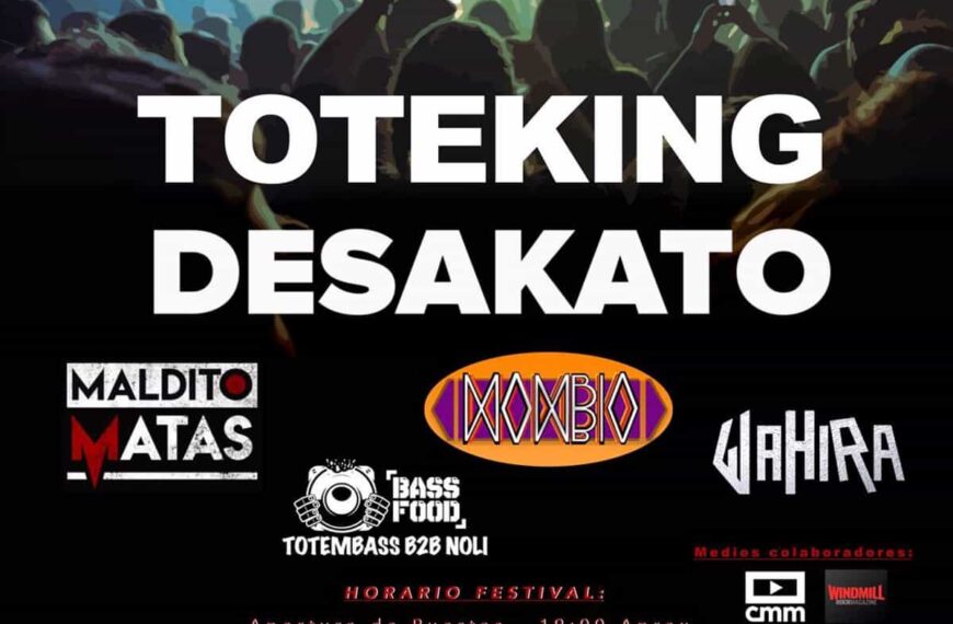 Desakato y Toteking encabezan el festival 'Estayike' de Piedrabuena, que se celebrará el 22 de octubre