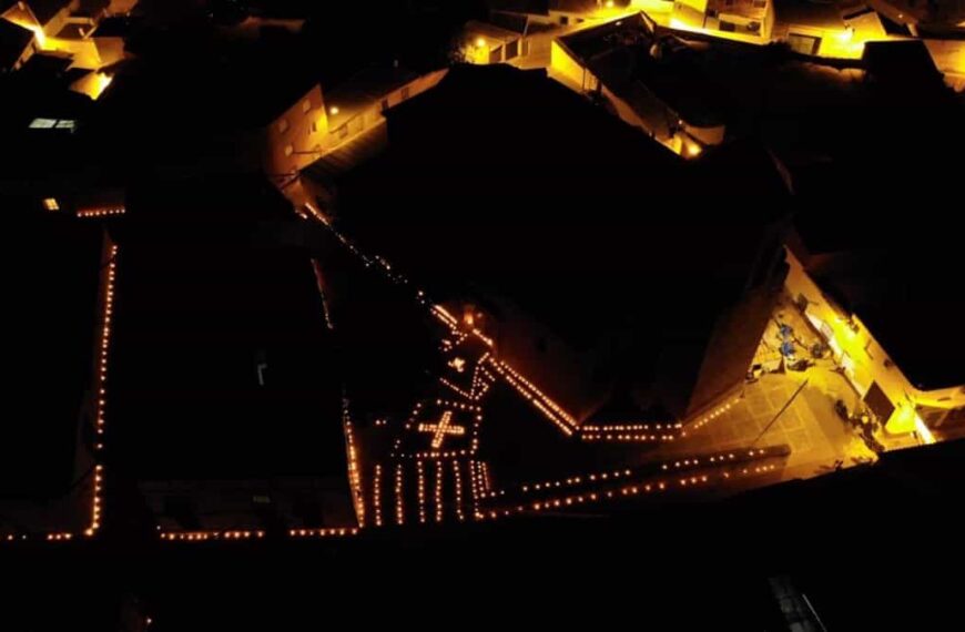 Unas 10.000 velas por noches se encenderán en 'Almedina Mora' desde este viernes al domingo