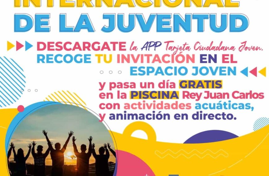 Fiesta acuática por el Día Internacional de la Juventud 2022 en la piscina Rey Juan Carlos de Ciudad Real