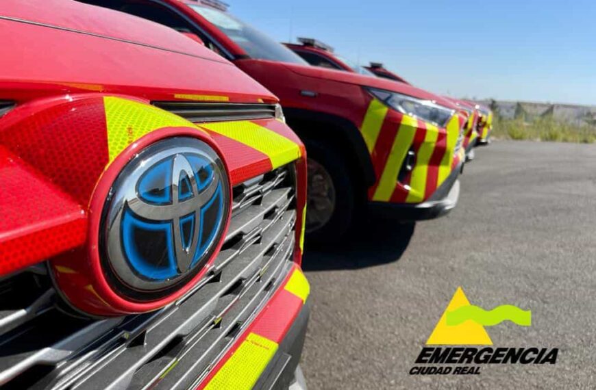 Los bomberos de Ciudad Real reciben los cuatros primeros vehículos de su nueva flota