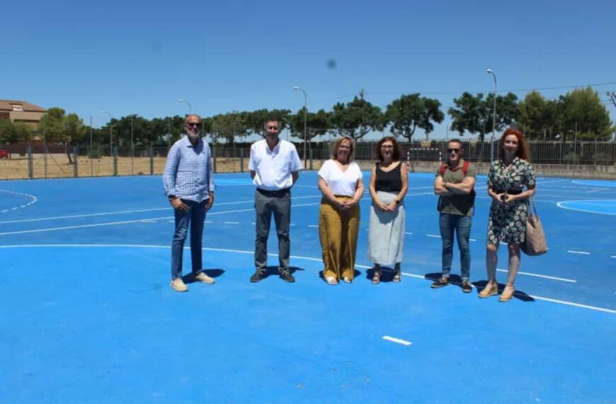 Construcción y reforma de pistas polideportivas en el CEIP ‘El Pradillo’ y ‘Clara Campoamor’ de Miguelturra con inversión de más de 66.000 euros