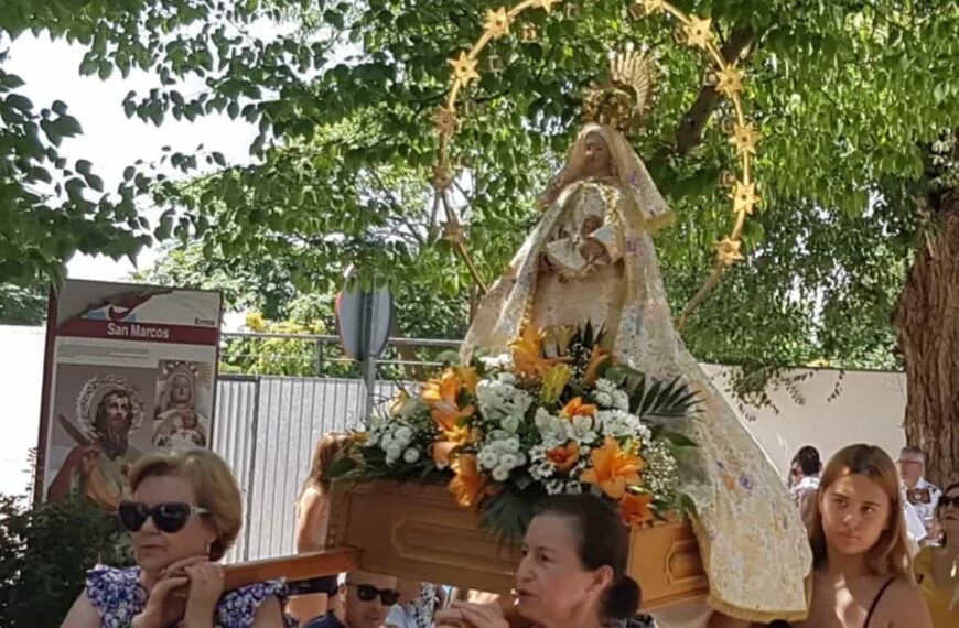 Luego de dos años la pedanía de Peralvillo celebró con varias actividades sus fiestas en honor a la Virgen Blanca 2022