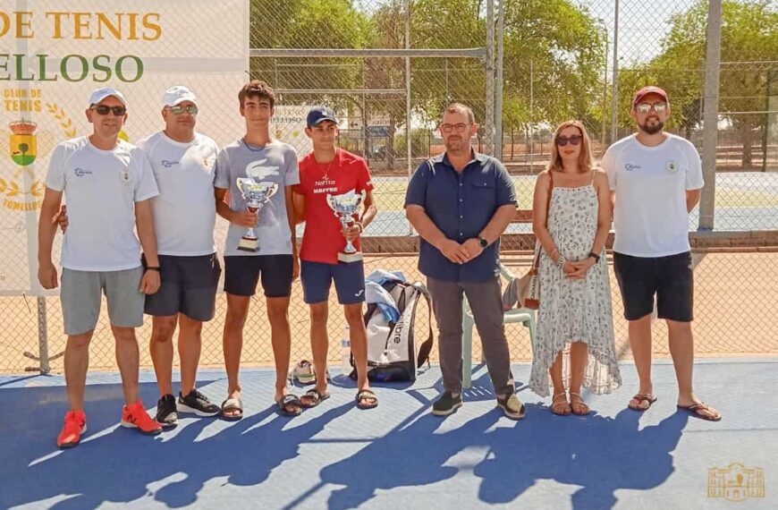 Premios del XXI Torneo Nacional de Tenis “Ciudad de Tomelloso” fueron entregados