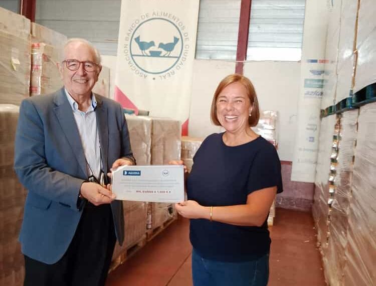 Aquona continúa ayudando al Banco de Alimentos de Ciudad Real