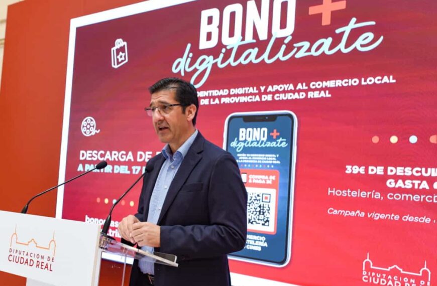 ‘Bono+Digitalízate’, para estimular la economía y avanzar en la digitalización de la provincia de Ciudad Real