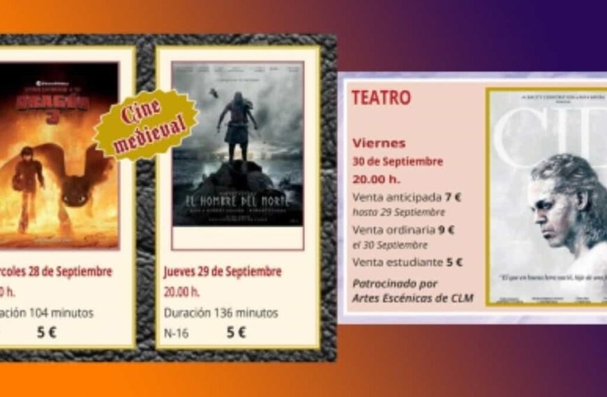 Ciclo de cine medieval en el Gran Teatro de Manzanares en el marco de la celebración de las Jornadas Medievales en la localidad