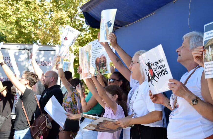 Concentraciones antitaurinas este fin de semana en Daimiel y Alcázar de San Juan por la Asociación cult. Antitaurina de Ciudad Real