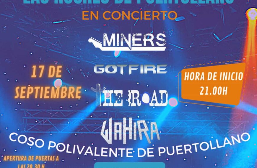 Macroconcierto en la plaza de toros en “Las noches de Puertollano” este 17 de septiembre desde las 21 horas