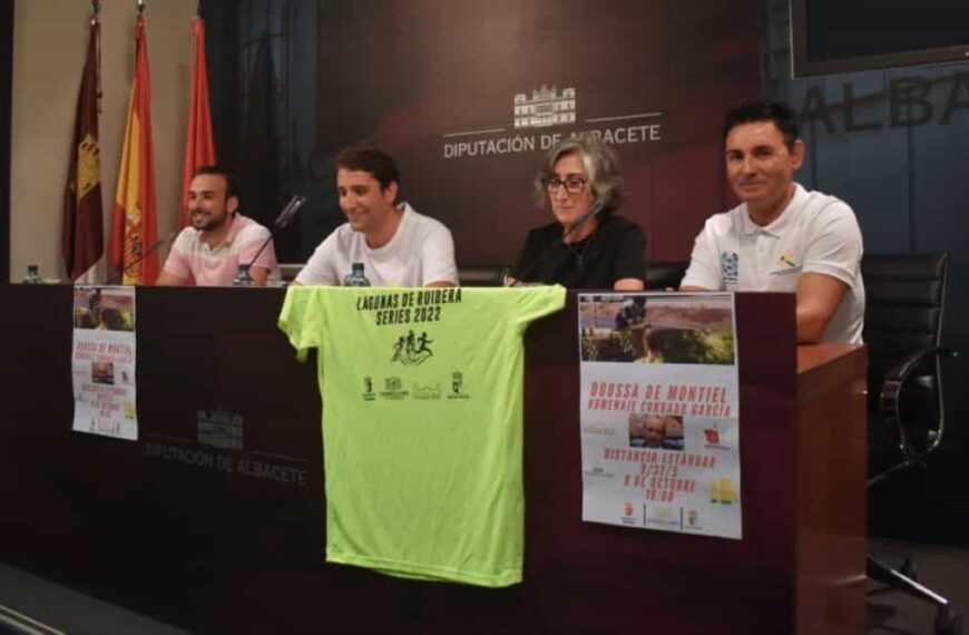 Presentada el ‘Duossa Conrado García’ duatlón que se celebrará en Ossa de Montiel el próximo mes de octubre
