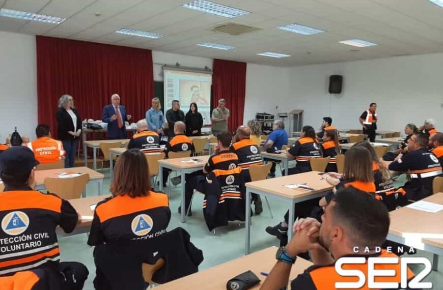 Almadén: Almadén participó en el curso básico de Protección Civil provincial