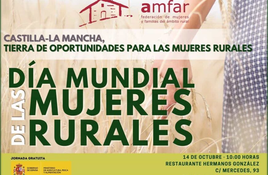 Amfar reunirá este viernes en Moral de Calatrava a más de 300 mujeres con motivo del Día de las Mujeres Rurales