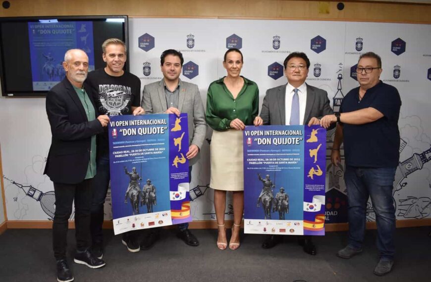 Más de 1.100 taekwondistas de una decena de países participan el fin de semana en el VI Open Don Quijote en Ciudad Real