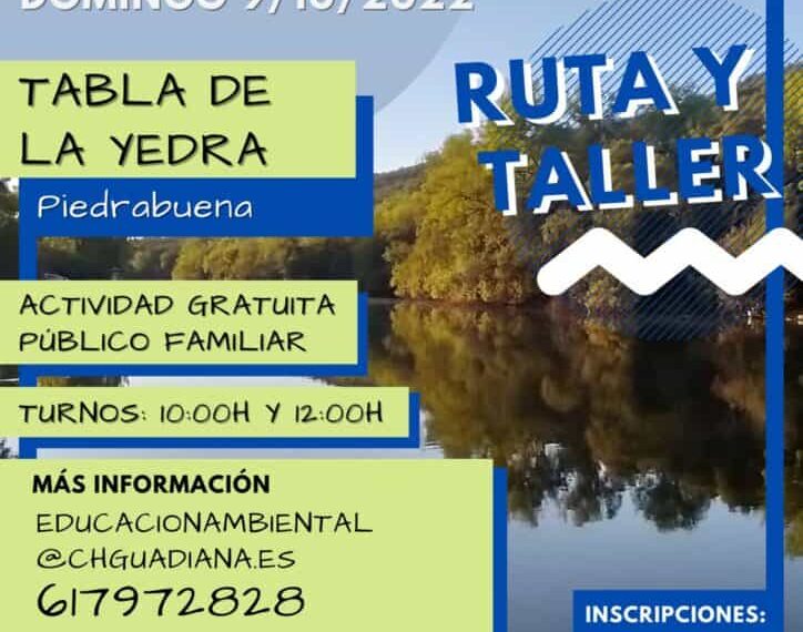 La Confederación Hidrográfica del Guadiana organiza un paseo y juegos sobre las aves del Guadiana