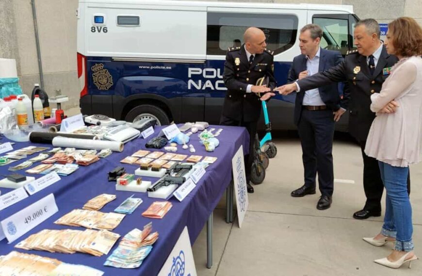 Una operación policial en Ciudad Real acaba con 13 detenidos y 4 kilos de cocaína de gran pureza intervenida