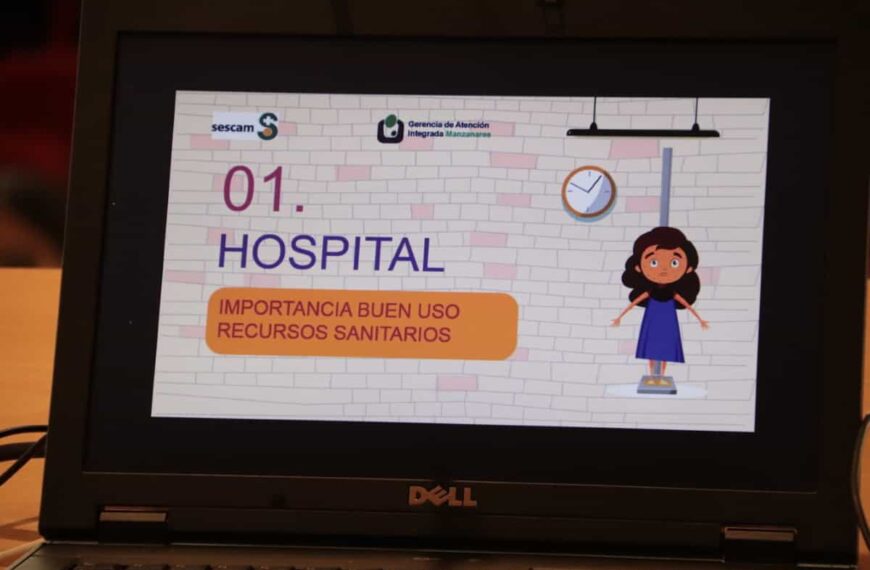 Alumnado del CEIP ‘Divina Pastora’ de Manzanares visitaron el hospital ‘Virgen de Altagracia’ para participar en la actividad ‘Conoce tus servicios sanitarios’