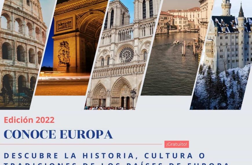 Curso “Conoce Europa” en Ciudad Real del 13 de octubre al 15 de diciembre  