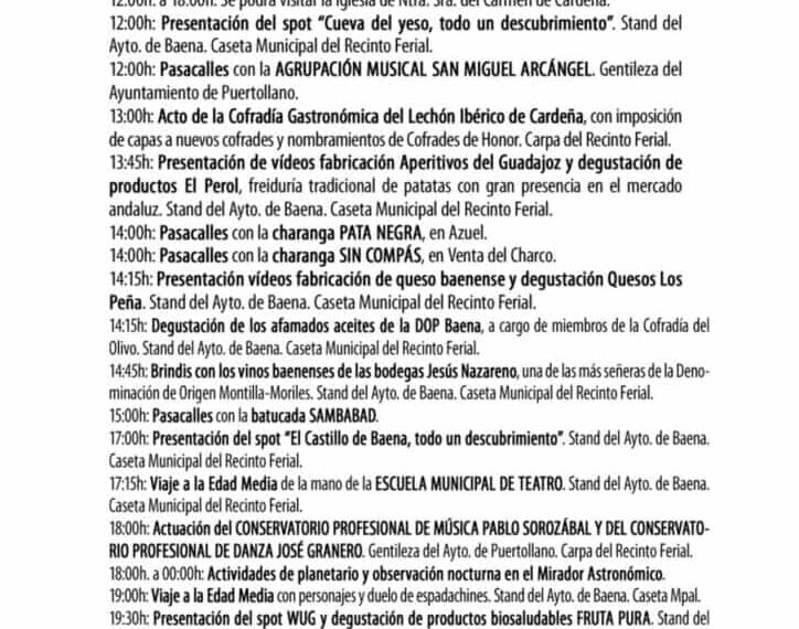 Puertollano participará en la IX Feria del Lechón Ibérico de Cardeña el próximo fin de semana en la localidad de Valle de los Pedroches