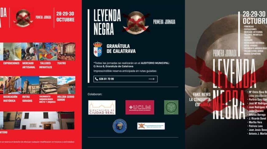 Todo listo en Granátula de Calatrava para sus primeras Jornadas “Leyenda Negra” o “fake news, la conquista española”
