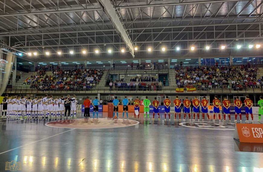 Victoria por 3-1 en el partido de la Selección Española de Fútbol Sala y Finlandia celebrado el pasado viernes en Tomelloso